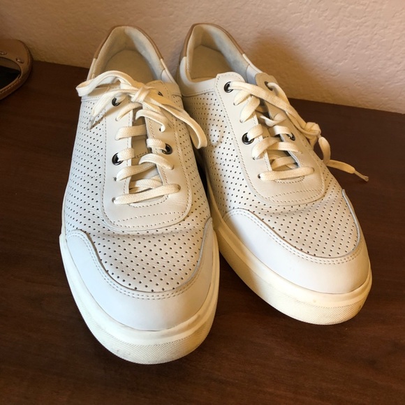Men’s White VINCE Sneaker Size 9.5 - Picture 2 of 8